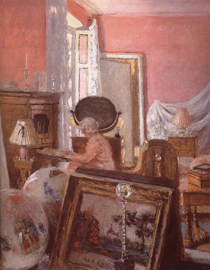 Edouard Vuillard Mrs Black searle in her room